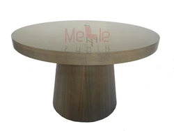 Round Kitchen Table Extendable On One Leg Photo