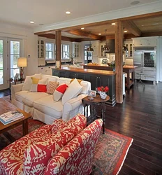 Photo of the living room kitchen in the house