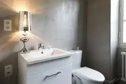 Штукатурка в ванной вместо плитки фото