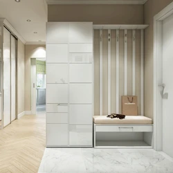 White hallway in modern style photo
