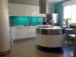 Modern round kitchens photos