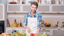 Photo of a man in the kitchen