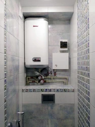 Bathroom with boiler design photo