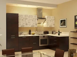 Kitchen furniture wallpaper photo in the interior