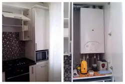 Boiler In A Small Kitchen Interior Photo