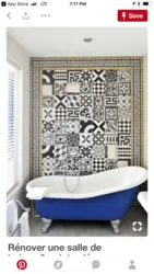 Bathroom Design With Patterns