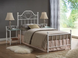 Metal beds for bedroom photo