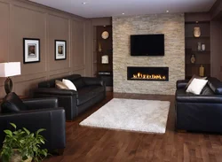Electric Fireplace In The Bedroom Interior