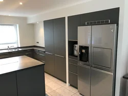 Haier refrigerator in the kitchen interior