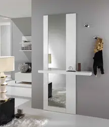 Full-Length Mirror In The Hallway On The Wall Photo