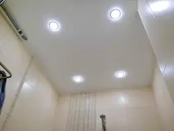 Design of a small bath with suspended ceilings