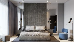 Bedroom design with soft wall panel