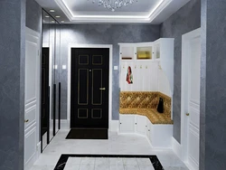 Hallway design in an apartment 10 sq m