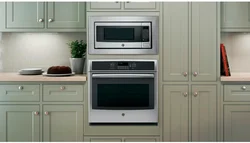 Built-in oven in the kitchen interior