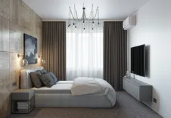 Guest bedroom design in modern style