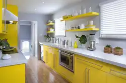 Kitchen interior in one color
