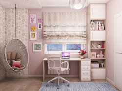 Schoolgirl bedroom design