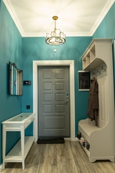 Hallway turquoise design