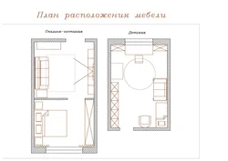 Дизайн гостиной схема
