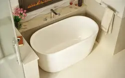 Овальные ванны в интерьере ванной