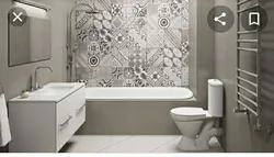Дизайн ванны с узором