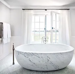Дизайн ванны с круглой ванной