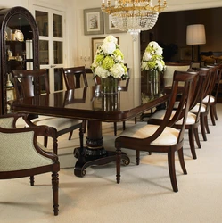 Living Room Table With Chairs Photo