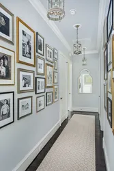 Is it possible to hang photographs in the hallway?