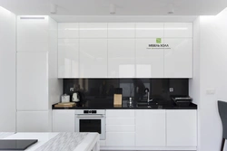 White Matte Kitchen Design Photo