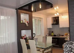 Design of 2 apartments combined with kitchen