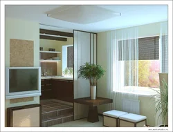 Design Of 2 Apartments Combined With Kitchen