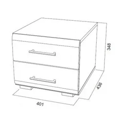 Тумбочки в спальню фото размеры