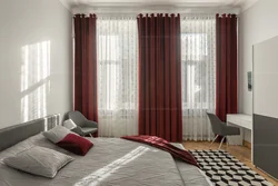Interior Curtains For A Bedroom With One Window Photo