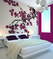 Bedroom interior wall decor