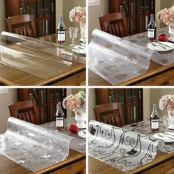 Скатерть на стол жидкое стекло для кухни фото
