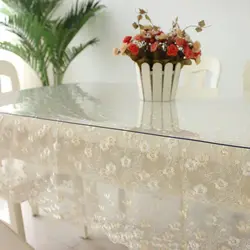 Скатерть на стол жидкое стекло для кухни фото