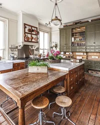 Rustic Style In The Kitchen Interior
