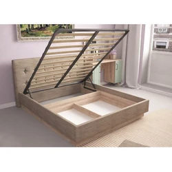 Double bed with lifting mechanism photo