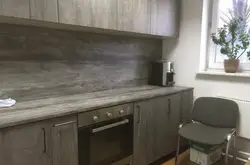 Канадский дуб столешница в интерьере кухни