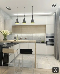 Дизайн кухни 15 кв м в современном стиле