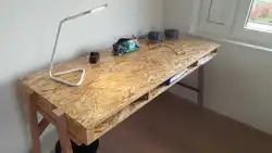 Do-it-yourself table from a countertop for the kitchen photo