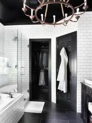 Bathroom Design With White Door