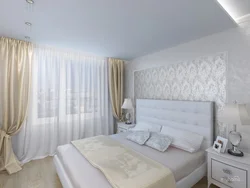 White bedroom curtain design