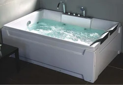 Photo of a bathtub with water
