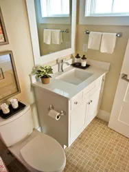 How to arrange furniture in the bathroom photo