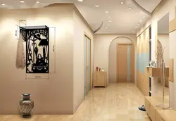 Wall design for painting in the hallway