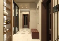 Design Of A Corridor With The Letter G In An Apartment