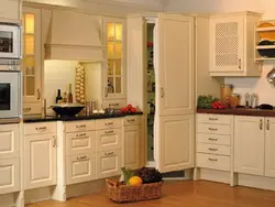 Кухни с большим угловым шкафом фото