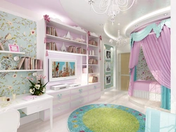 Girl's bedroom interior