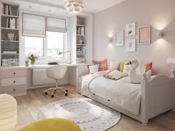 Girl's bedroom interior